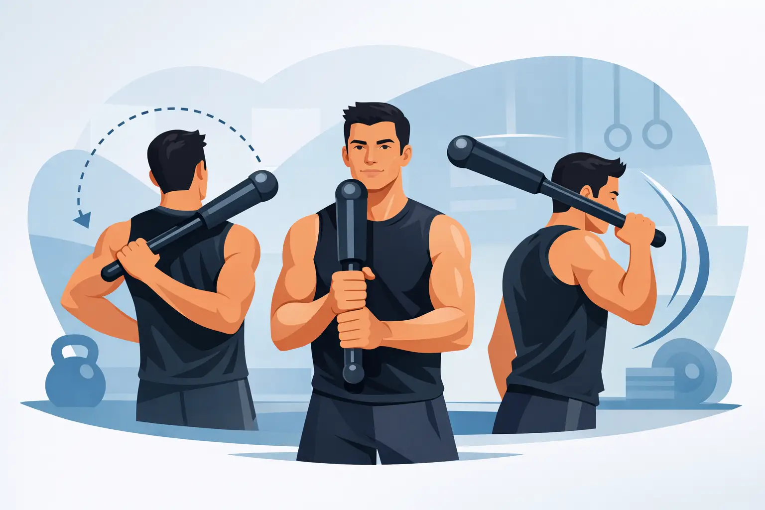 Steel Club Shoulder Mobility Routine for Control